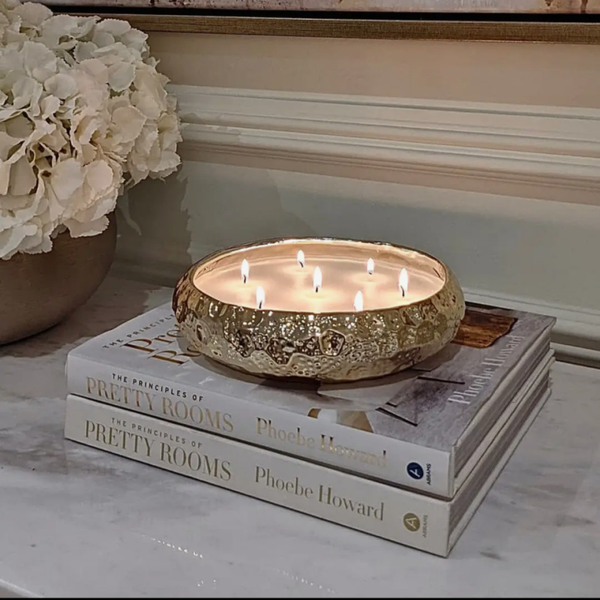 Aeolian gold 7 wick candle