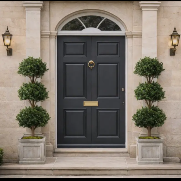 Buxus Triple Ball Artificial UV Resistant Outdoor Topiary Tree