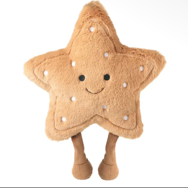 Christmas -Plush Star with Happy Face