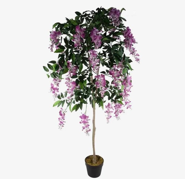 150cm Artificial Light Pink Purple Wisteria Tree