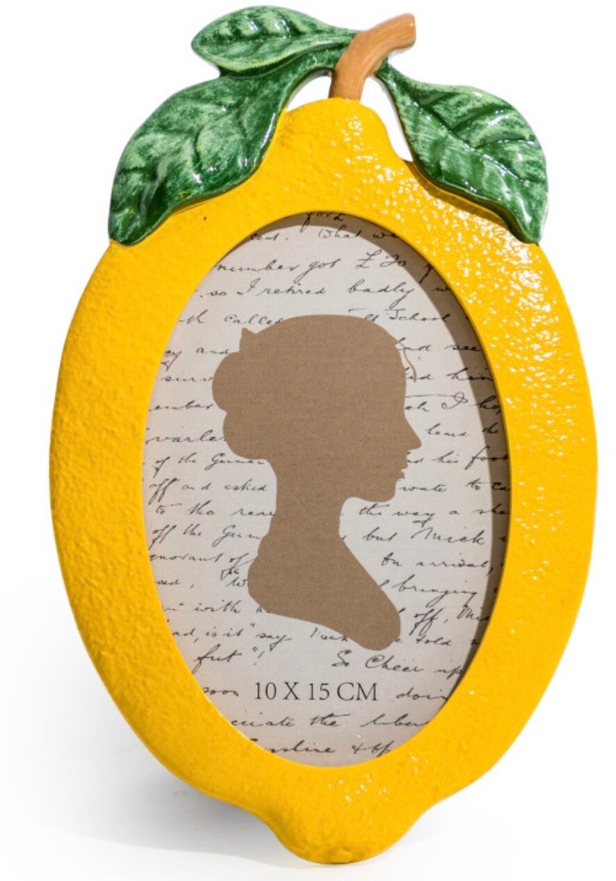 Lemon Photo Frame 4x6"