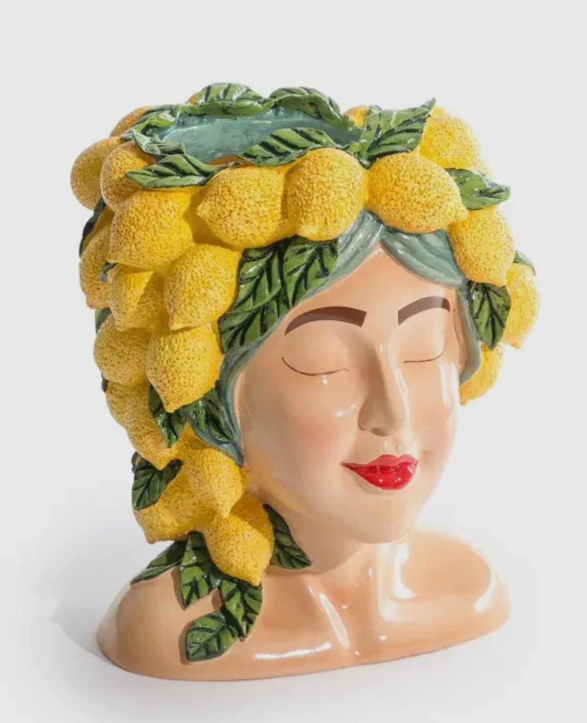Lady Lemon Bust Vase