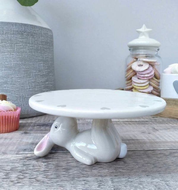 Ceramic Rabbit 6" Display Stand 17cm