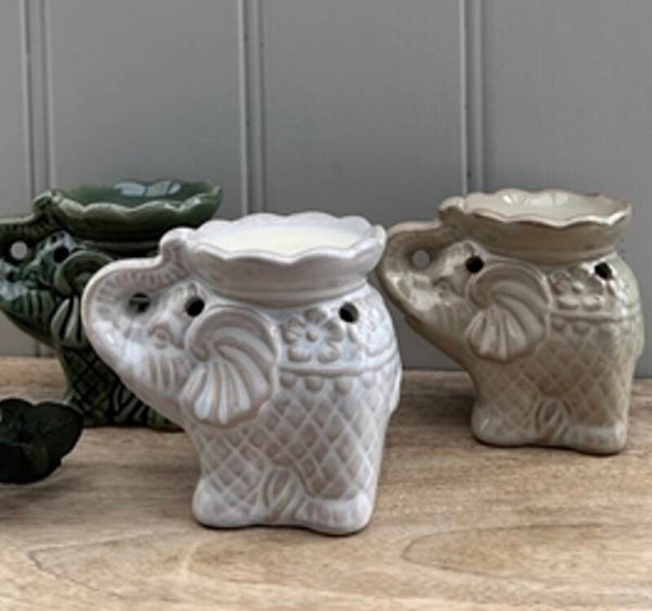 Elephant Ceramic Oil Burner / Wax Melter
