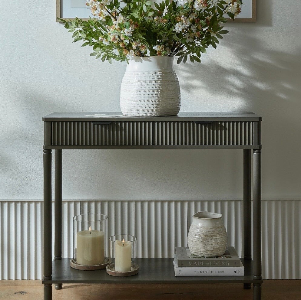 Reed Collection 2 Drawer Console