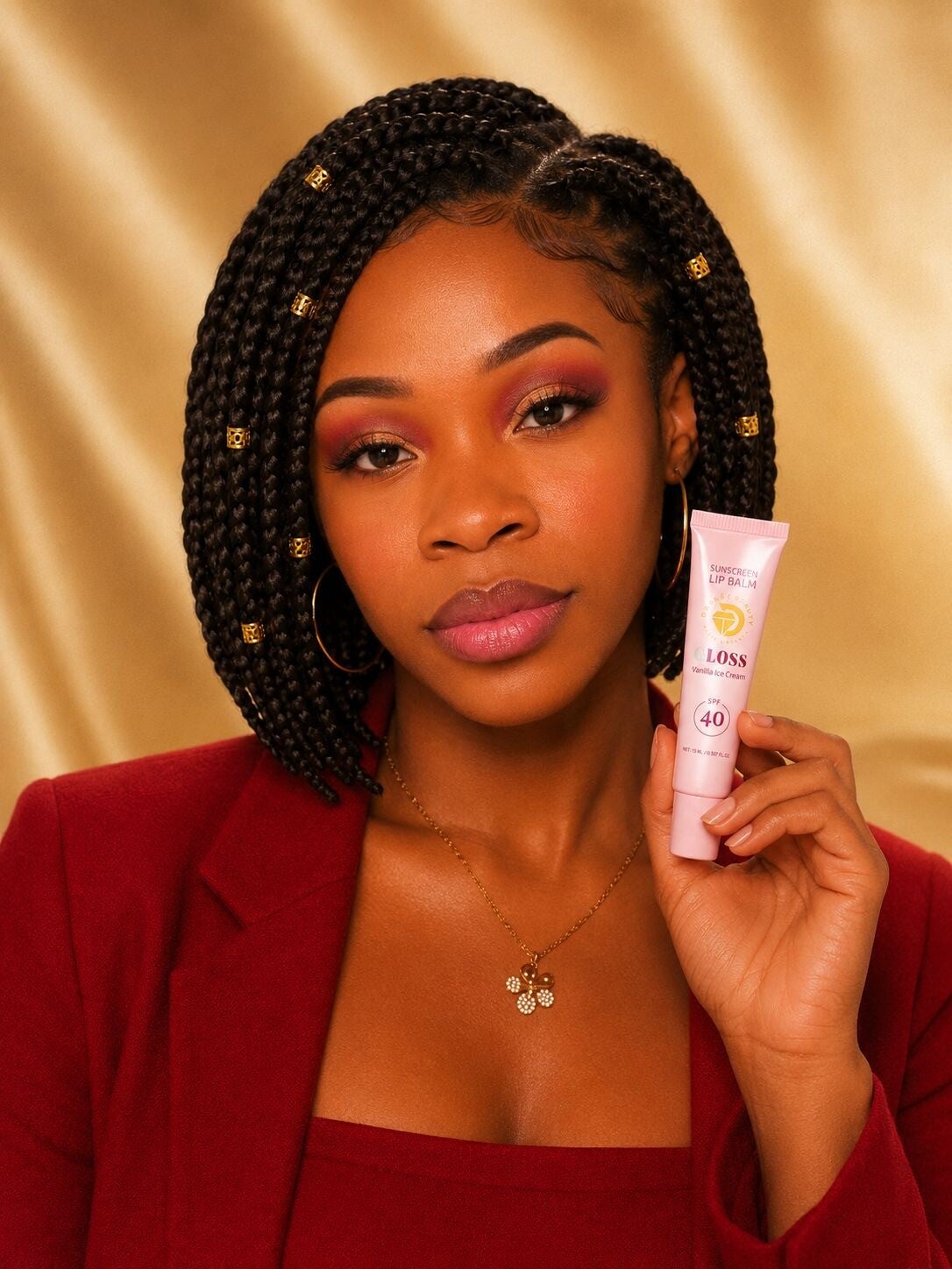 BAUME À LÈVRES SOLAIRE SPF40 (VANILLE GLACE)