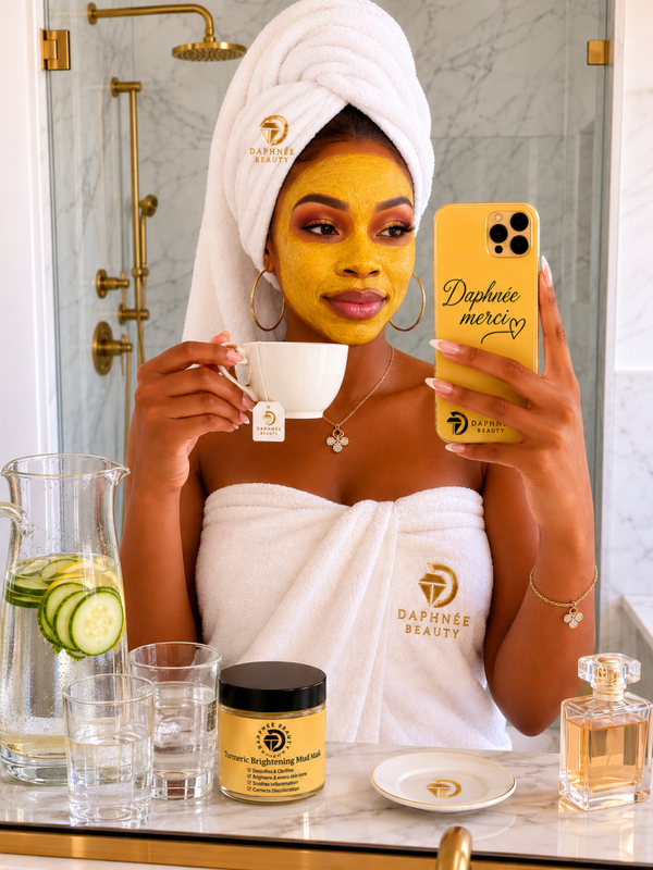 MASQUE DE BOUE ÉCLAIRCISSANT AU CURCUMA