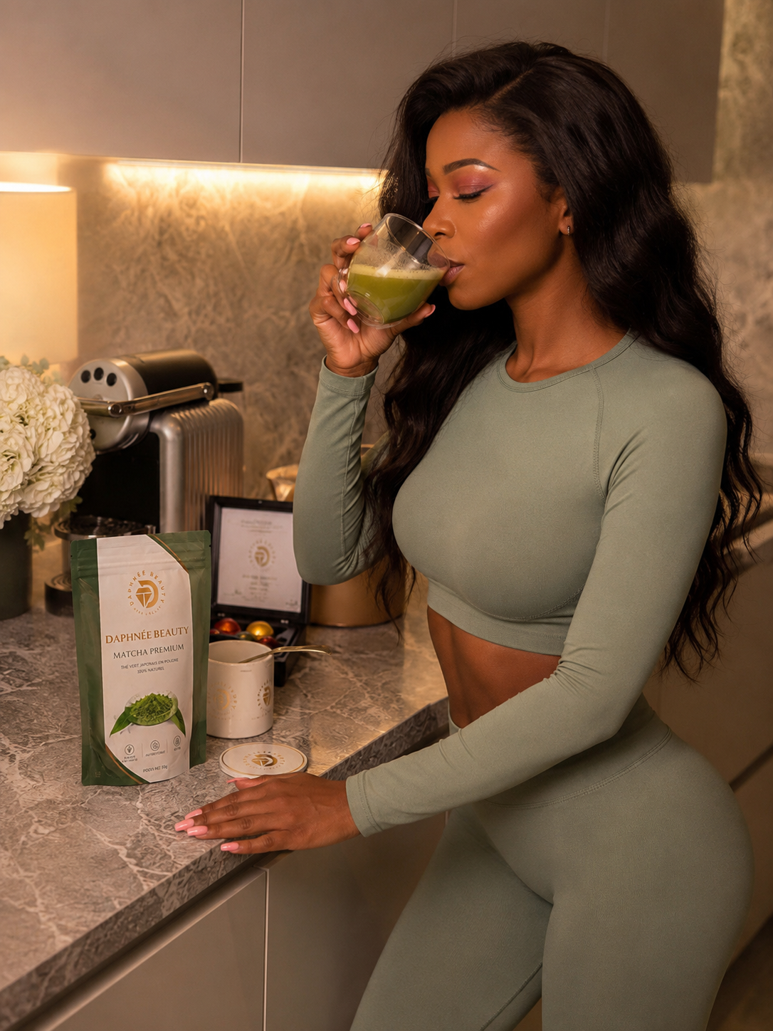 🍵 Matcha Premium – Daphnée Beauty