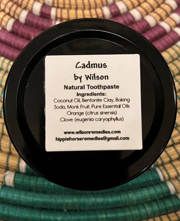 Cadmus All Natural Toothpaste - 3 ounce jar