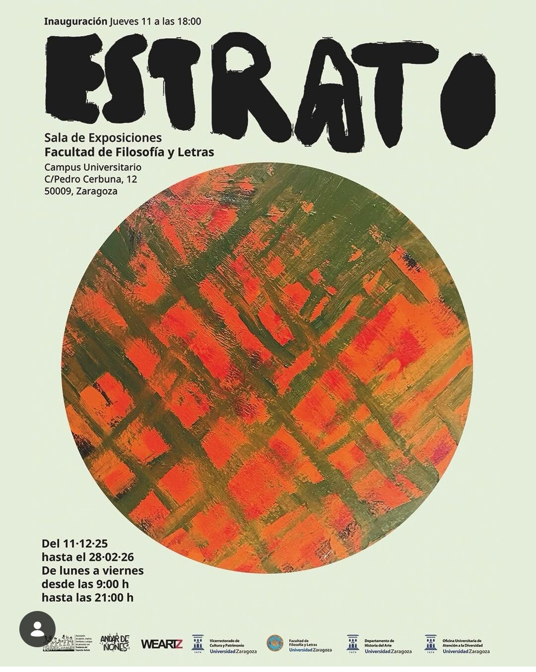 Exposición “Estrato” de ANDAR DE NONES en Zaragoza, proyecto de arte y diversidad funcional con participación de psicóloga en Zaragoza especializada en subjetividad y cultura.