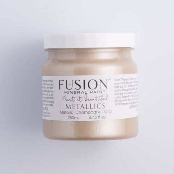 Fusion Mineral Paint Metallics Champagne Gold - 250 ml