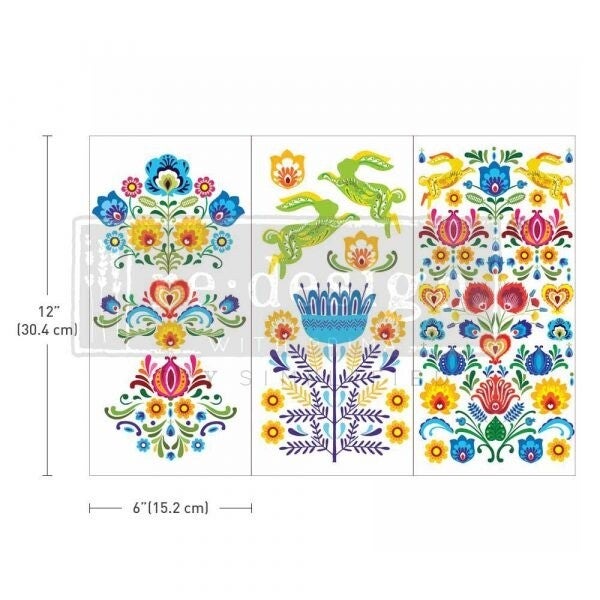 Re Design - Transfer Mini Floral Polish