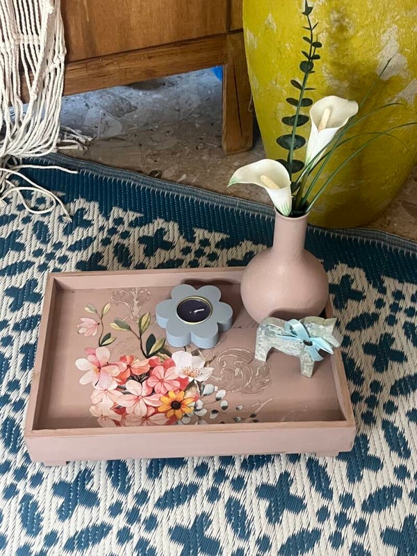 Cadeauset roos - blauw