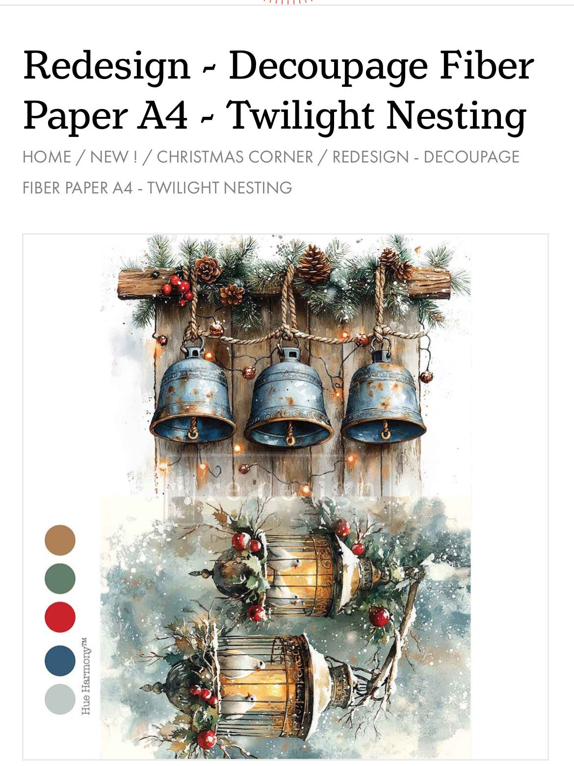 Re design decoupage A4 - Twighlight nesting