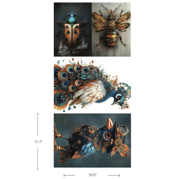 Re Design Decoupage - 3x A3 Magical wings