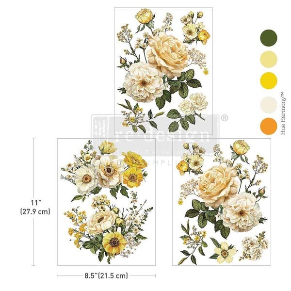 Re Design - Transfer A4 Yellow bliss