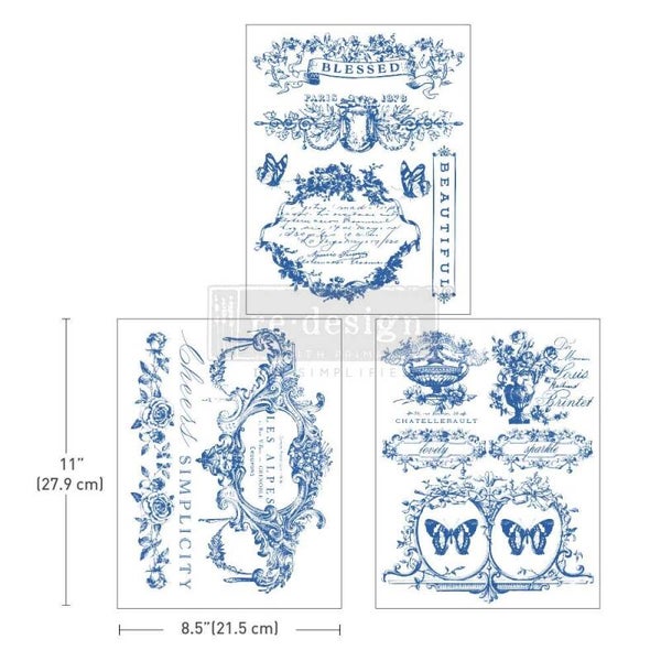 Re Design - Transfer A4 Lovely Labels