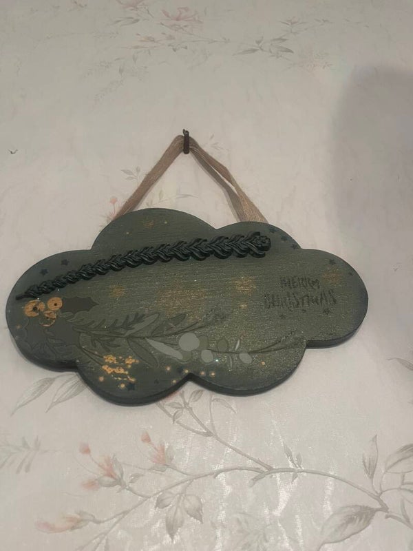 Kerstdeco wolkje Carriage House