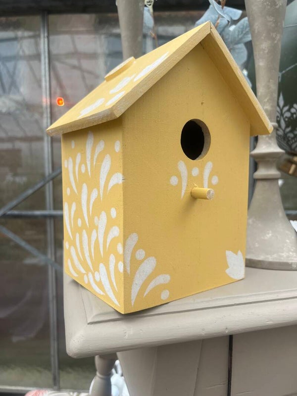 Vogelhuisje geel