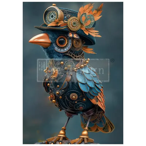 Re Design with Prima Decoupage - Azure aviator