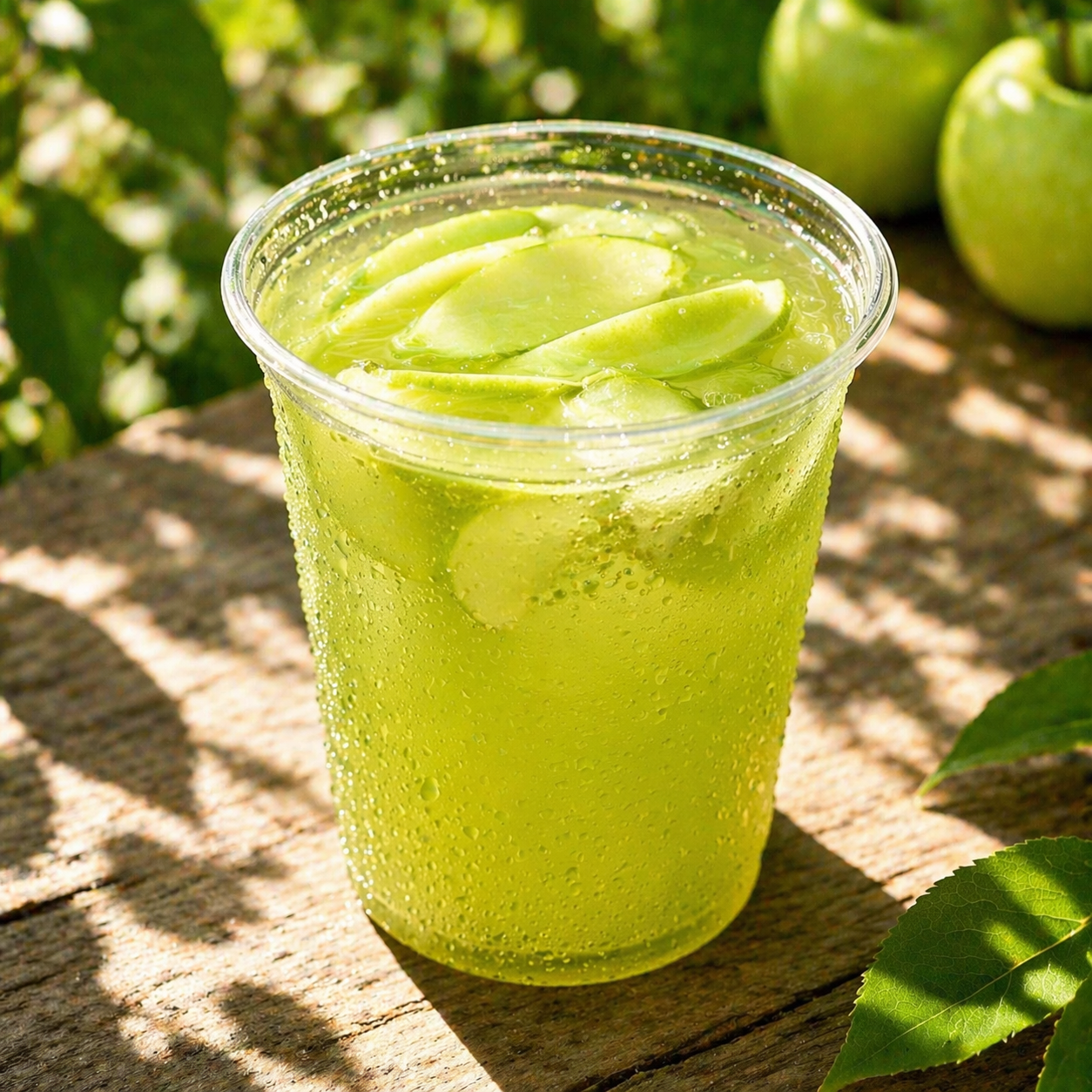 Green Apple(with real fruit)