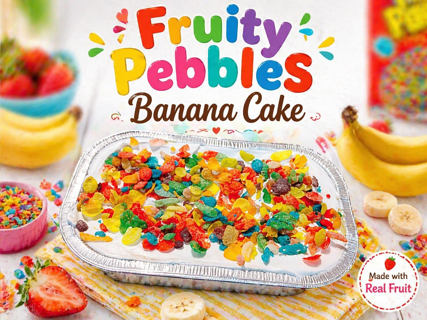 Fruity Pebbles Twinkie Cake