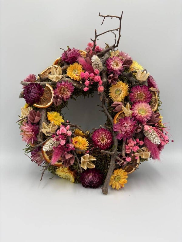 Droogbloemenkransje