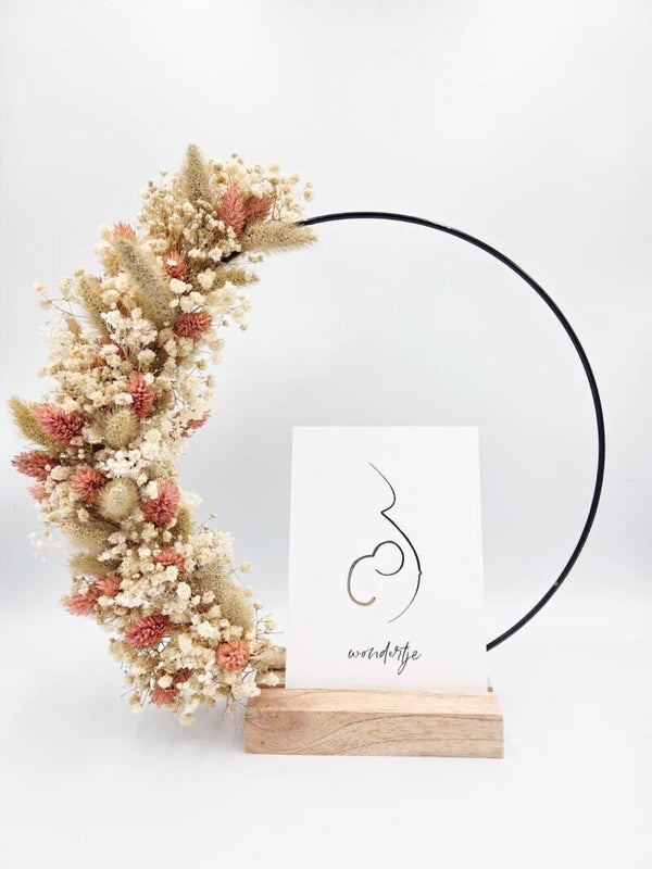 Decoring met droogbloemen