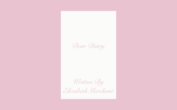Dear Diary Poetry Book