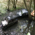 beetje modder stopt geen landrover