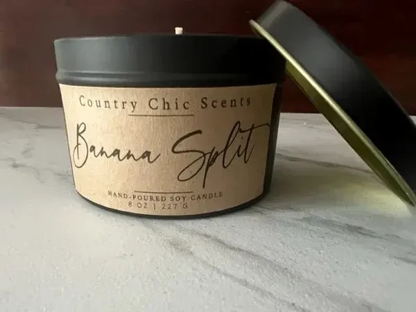8 oz. Tin Banana Split Candle