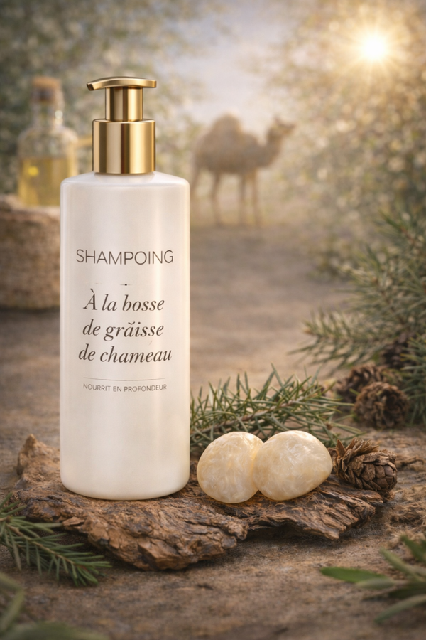 Shampoing à la bosse de graisse de chameau