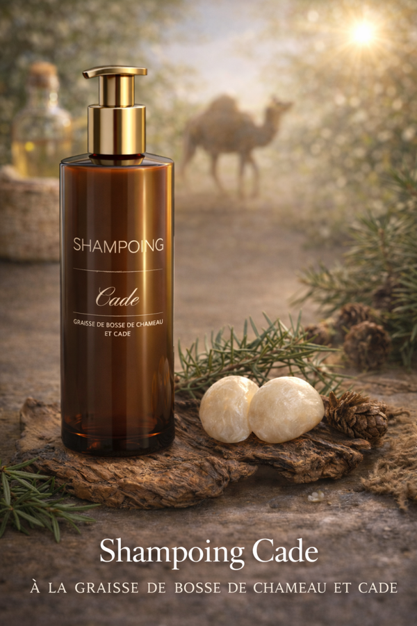 Shampoing Liquide à la bosse de graisse de chameau et à l'huile de cade