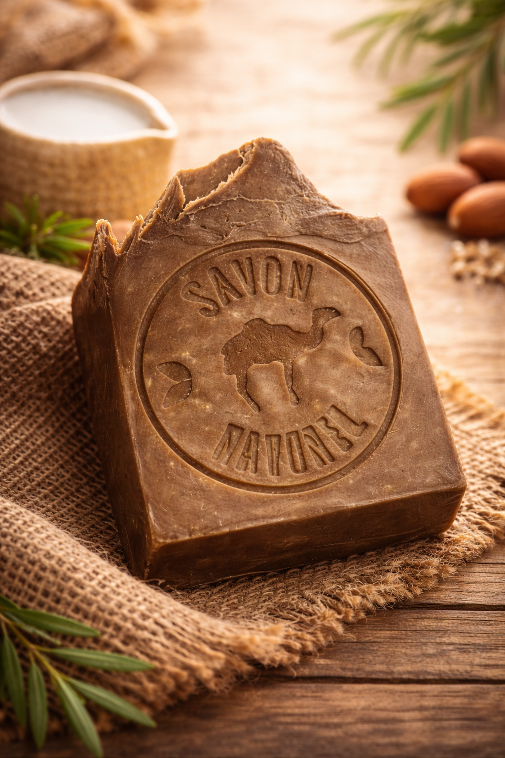 Savon au Cade et à la graisse de bosse de chameeau