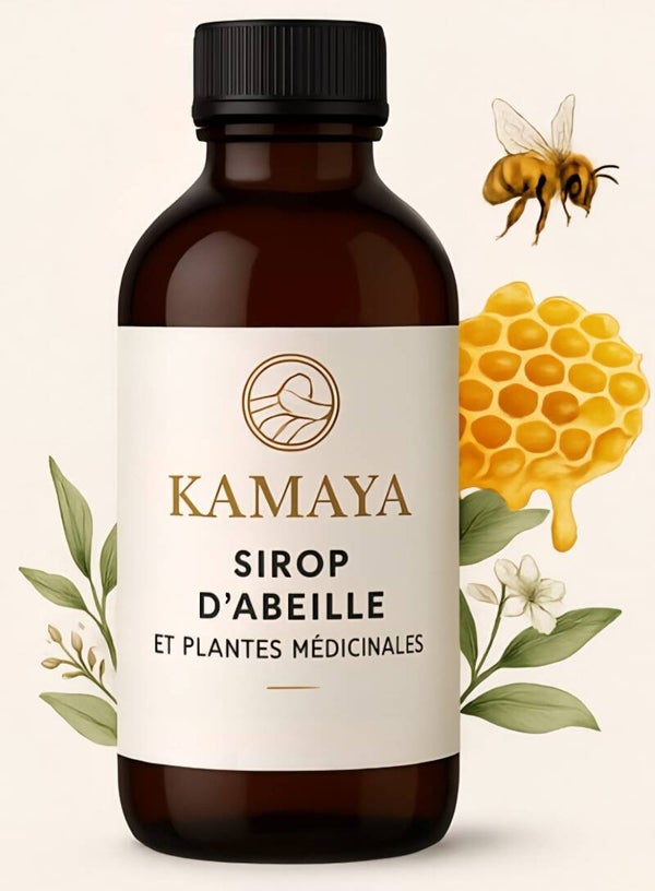 Sirop d'abeille et plantes médicinales