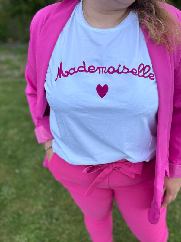 T-shirt mademoiselle Fuchsia