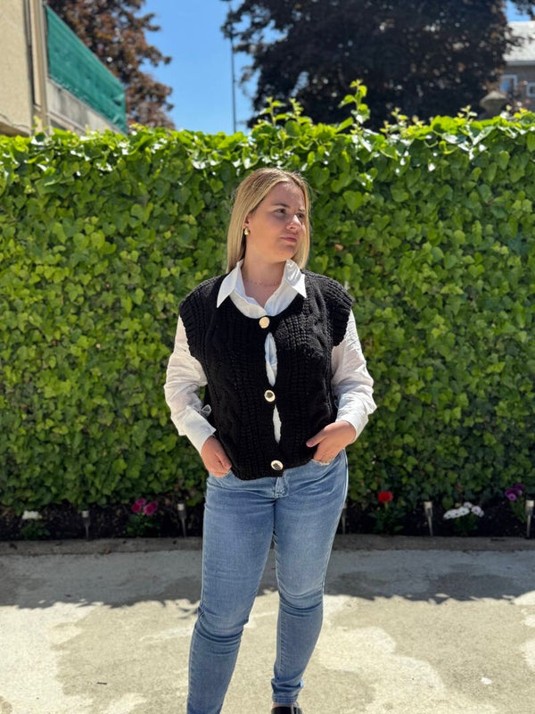 Gilet sans manches noir