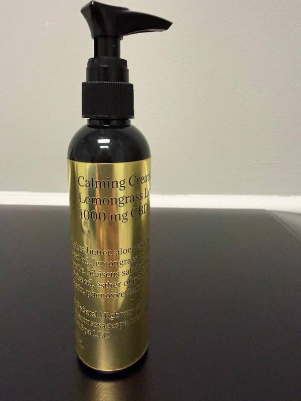 Calming Creations CBD Lemongrass Lotion 4 oz