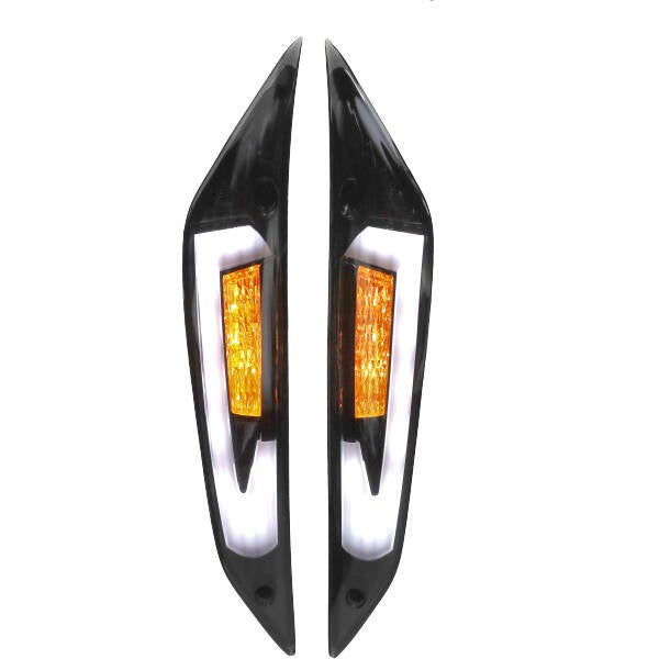 Knipperlichtset Power1 led tube E-Keur EVO-4 voor smoke piaggio, zip2000