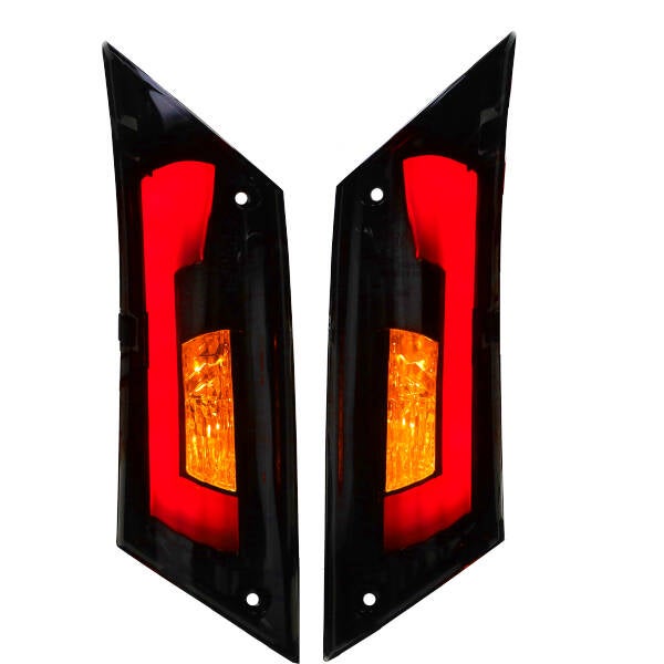 Knipperlichtset Power1 led tube E-Keur EVO-4 achter smoke piaggio, zip2000