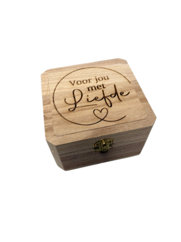 Houten Box met vraag