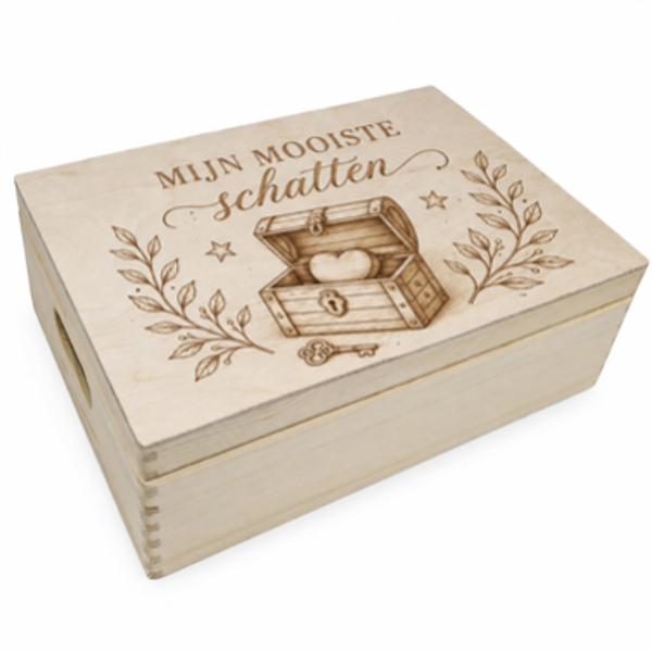 Houten Box middel