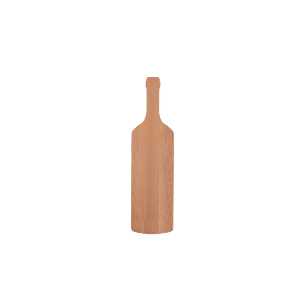 Beukenhouten tapasplanken  Wijnfles 39 cm prijs per set