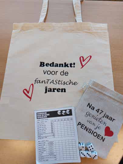 Eigen ontwerp (linnen tas)