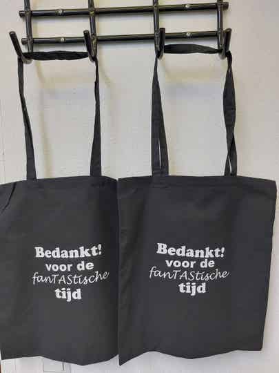 Bedankt voor de fanTastische tijd (linnen tas)