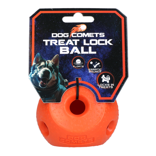 Dog Comets Treat Lock Ball