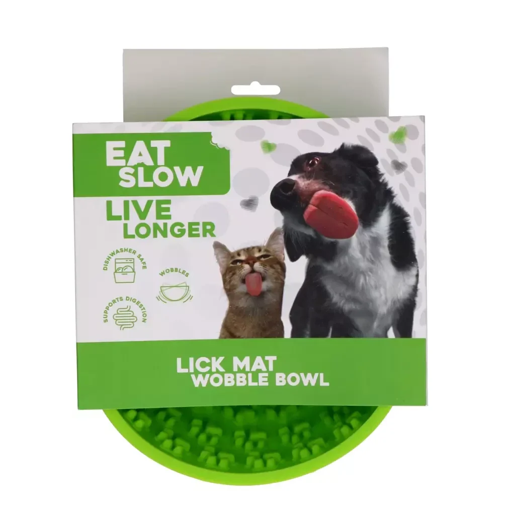 Eat Slow Live Longer Lick Mat Wobble Bowl