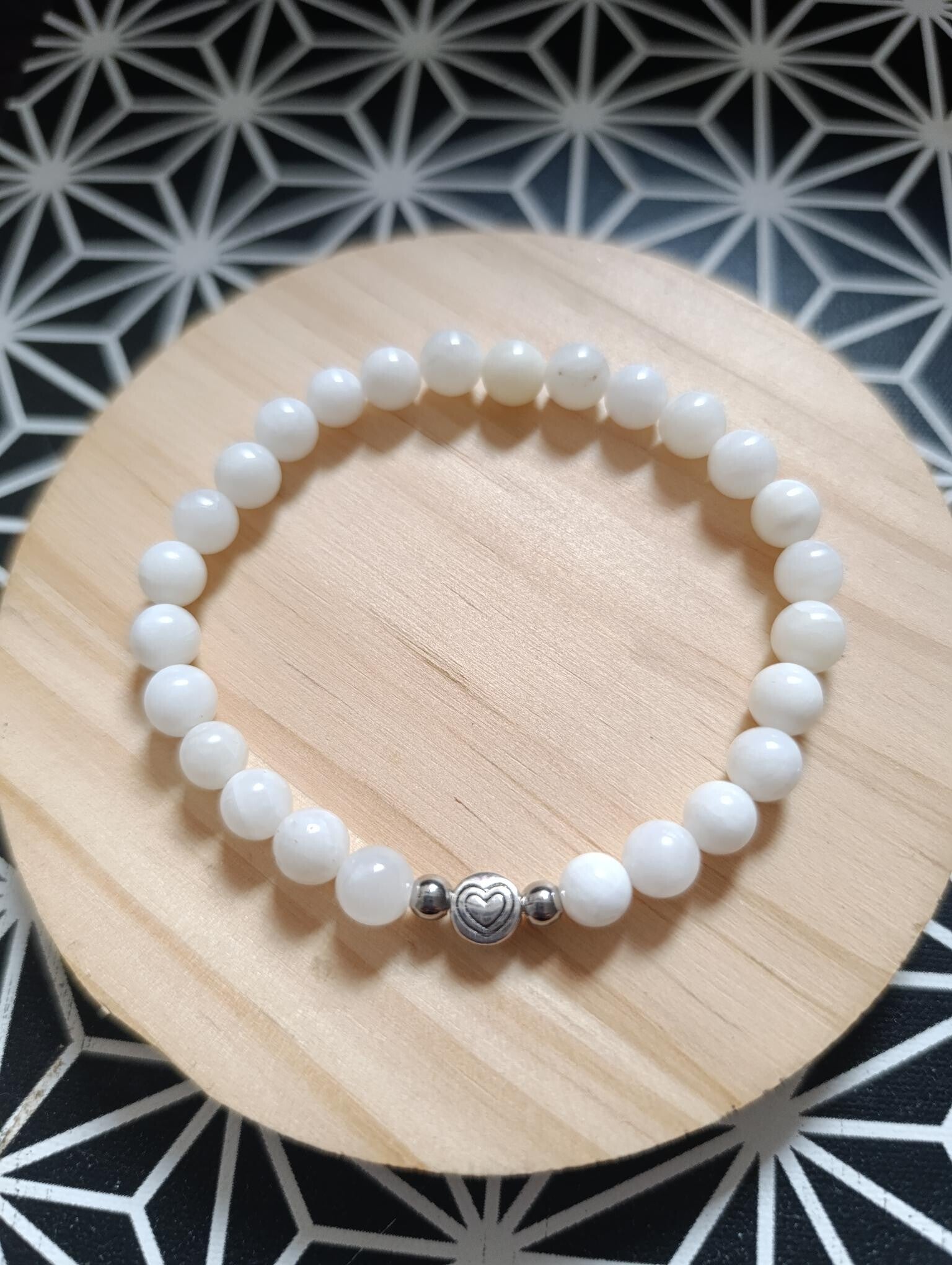 bracelet perles de nacre