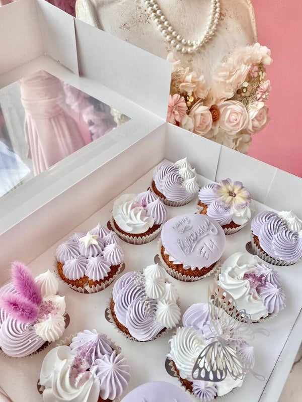 Cupcake Box - Lila