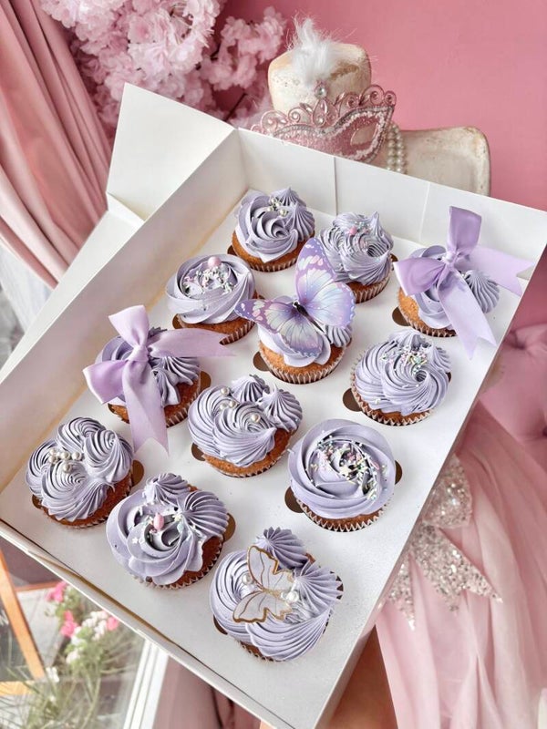 Cupcake Box - Lila